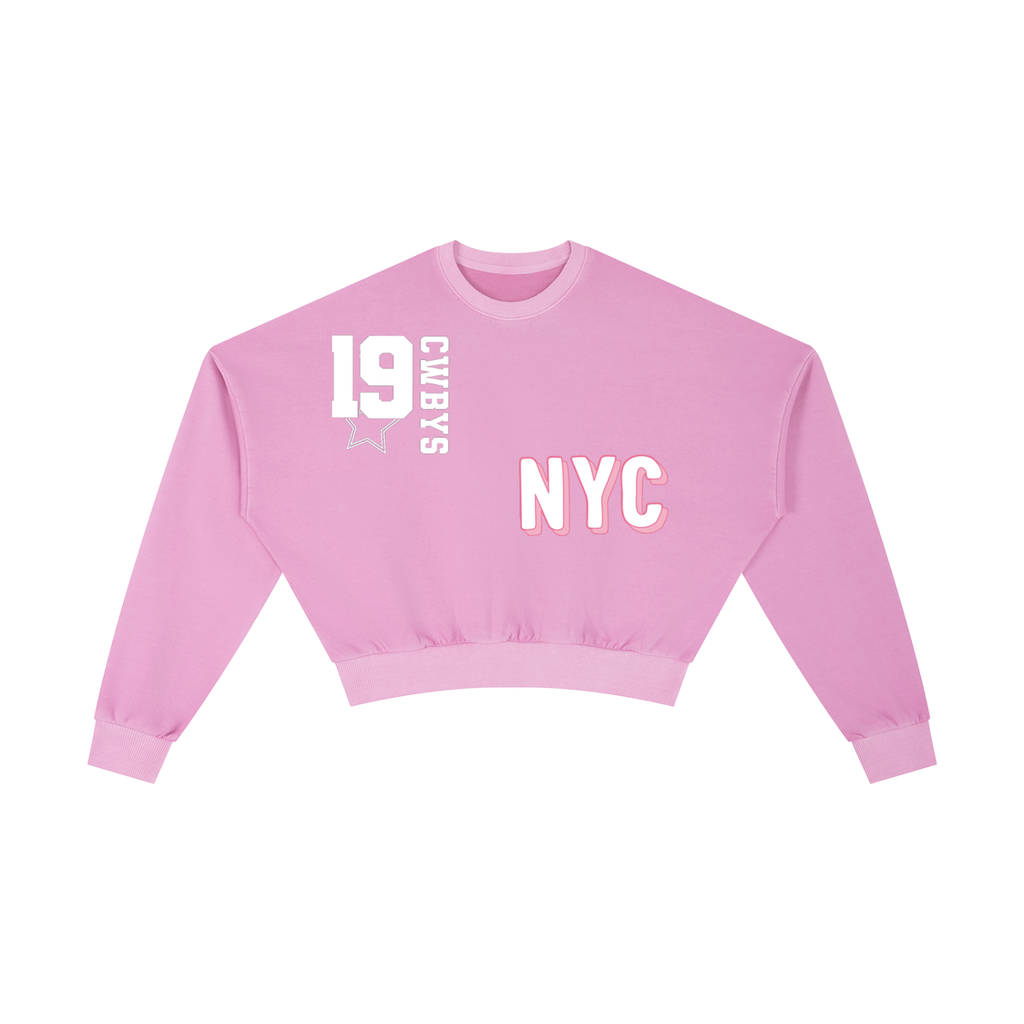 Vintage Washed Cropped Sweatshirt