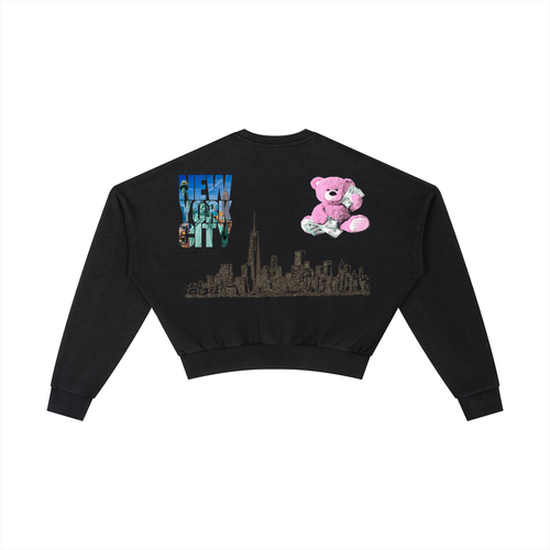 Vintage Washed Cropped Sweatshirt