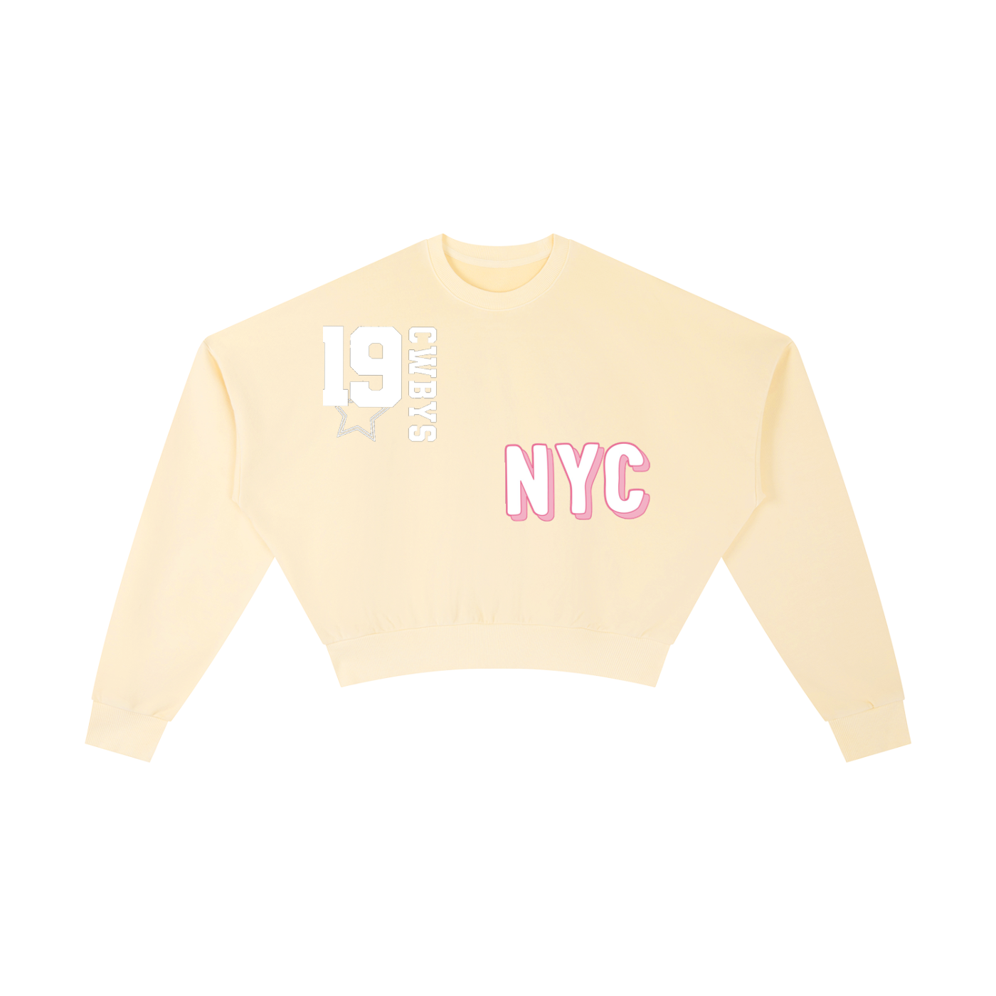 Vintage Washed Cropped Sweatshirt