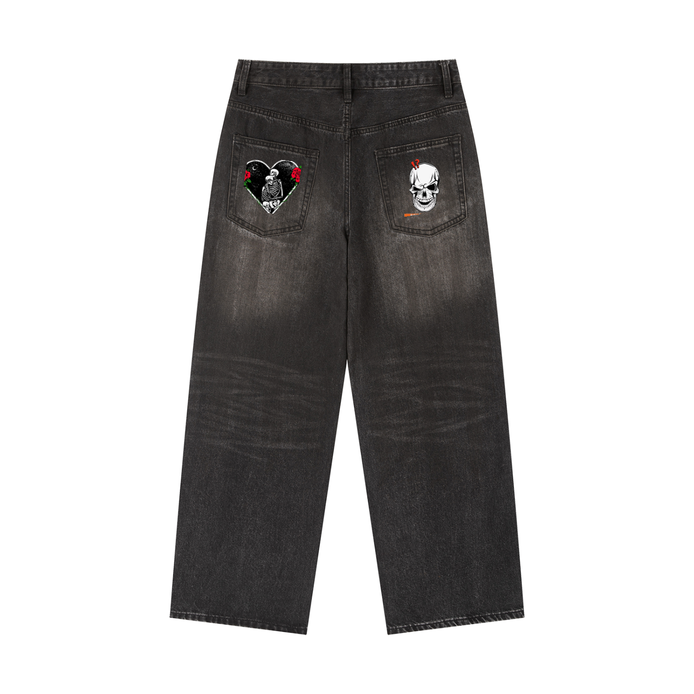 Vintage Wash Heavyweight Denim Jeans