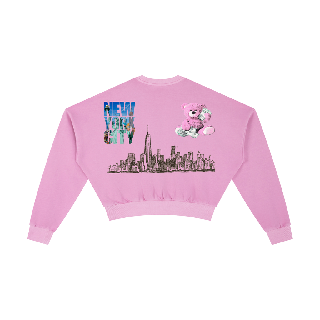 Vintage Washed Cropped Sweatshirt