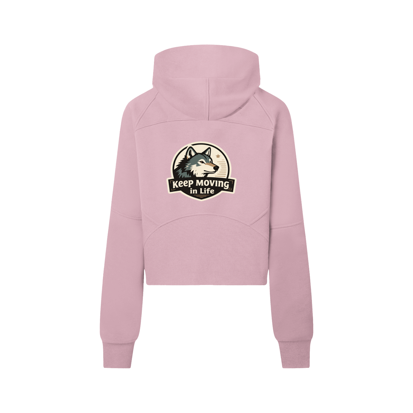 Cropped Half-Zip Hoodie